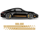 Endurance Racing side stripes, Carrera gold Gloss