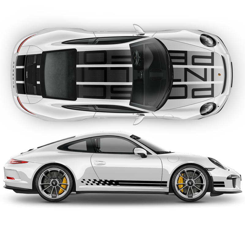 Endurance Racing Edition design decals set, Carrera 911 S