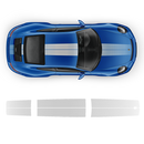 Faded Exclusive Series Double Stripes Over The Top, Carrera 2005 - 2019 black