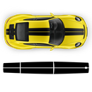 Exclusive Series Double Stripes Over The Top, Carrera black