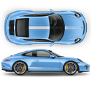 FADED Racing Stripes set, Carerra black