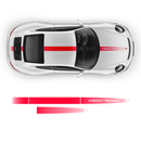 FADED Racing Stripes set, Carerra black