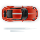 FADED Racing Stripes set, Carerra black