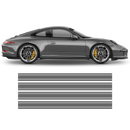 Martini Thin Racing stripes set, Carrera (1999 - 2021) Martini Grayscale