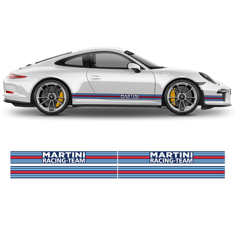Martini Pin Up Girl Racing stripes set, Carrera Martini Regular