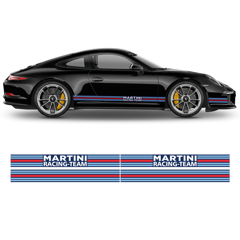 Martini Pin Up Girl Racing stripes set, Carrera Martini Regular