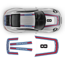 Retro Style Martini Racing Stripes Set, for Carrera 1999 - 2020 (996/997/991/992)