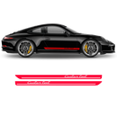 T RACING SIDE STRIPES Graphic Decals Set, Carrera black