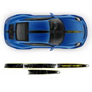 Scratched Two Colors Racing Stripes set, Carrera