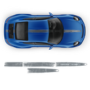 Scratched Two Colors Racing Stripes set, Carrera