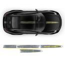 Scratched Two Colors Racing Stripes set, Carrera