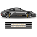 Racing side stripes in two colors, Carrera