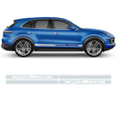 Racing Decals Set in One Color, for Porsche Cayenne / Macan black