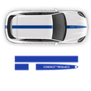 Racing Decals Set in One Color, for Porsche Cayenne / Macan black