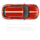 Racing Decals Set in One Color, for Porsche Cayenne / Macan black