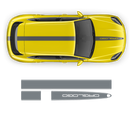 Racing Decals Set in One Color, for Porsche Cayenne / Macan black