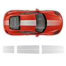 Faded Exclusive Series Double Stripes Over The Top, Cayman / Boxster