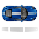 Faded Exclusive Series Double Stripes Over The Top, Cayman / Boxster