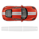 Exclusive Series Double Stripes Over The Top, Cayman / Boxster Black