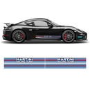 Martini Pin Up Girl Racing stripes set, Cayman / Boxster Martini Regular