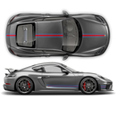 Martini Thin Racing stripes set, Cayman / Boxster Martini Regular