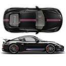 Martini Thin Racing stripes set, Cayman / Boxster Martini Regular