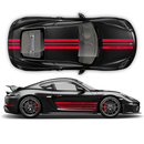 Porsche Design Edition 1 Racing stripes set, Cayman / Boxster 2005 - 2020 black