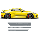 Porsche Design Edition 1 Racing stripes set, Cayman / Boxster 2005 - 2020 black