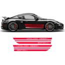 Porsche Design Edition 1 Racing stripes set, Cayman / Boxster 2005 - 2020 black