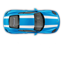 R Stripes Over The Top, Cayman / Boxster 2005 - 2020 Decals for Sale - autodesign.shop