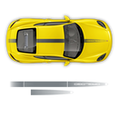 FADED Racing Stripes set, Cayman / Boxster 2005 - 2024