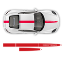 Contoured Racing Decals set in one color, Cayman / Boxster 2005 - 2024