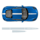 Contoured Racing Decals set in one color, Cayman / Boxster 2005 - 2024