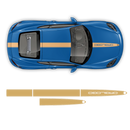 Contoured Racing Decals set in one color, Cayman / Boxster 2005 - 2024