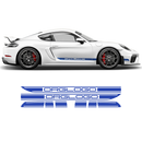 Contoured Racing Decals set in one color, Cayman / Boxster 2005 - 2024