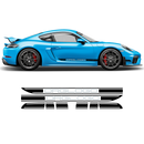 Rocker side stripes in two colors, Cayman / Boxster 2005 - 2024