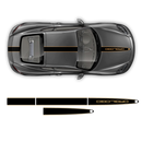 Racing Decals set in two colors, Cayman / Boxster 2005 - 2024