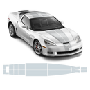 Racing Stripes Over The Top, for Chevrolet Corvette 2005 - 2014