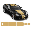 Racing Stripes Over The Top, for Chevrolet Corvette 2005 - 2014