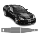 Racing Stripes Over The Top, for Chevrolet Corvette 2005 - 2014