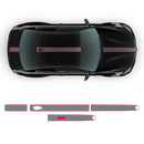 Contoured Racing Stripes Over The Top, BMW 2 series