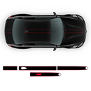 Contoured Racing Stripes Over The Top, BMW 2 series