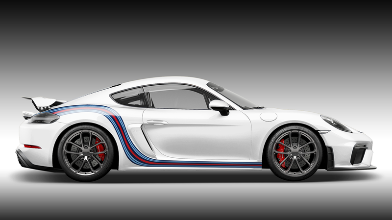 Curved Martini Side Stripes Graphic, for Cayman