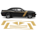 Accent Side Stripes Graphic, Dodge Challenger 2011 - 2020 black