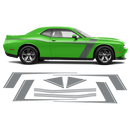Accent Side Stripes Graphic, Dodge Challenger 2011 - 2020 black
