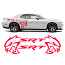 Hellcat SRT Rear Fender Graphic, Dodge Challenger 2008 - 2020 black