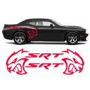 Hellcat SRT Rear Fender Graphic, Dodge Challenger 2008 - 2020 black