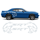 Hellcat SRT Rear Fender Graphic, Dodge Challenger 2008 - 2020 black