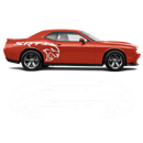 Hellcat SRT Rear Fender Graphic, Dodge Challenger 2008 - 2020 black