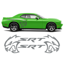 Hellcat SRT Rear Fender Graphic, Dodge Challenger 2008 - 2020 black